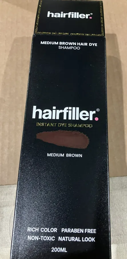 champú Hairfiller Instant Dye Shampoo Medium Brown