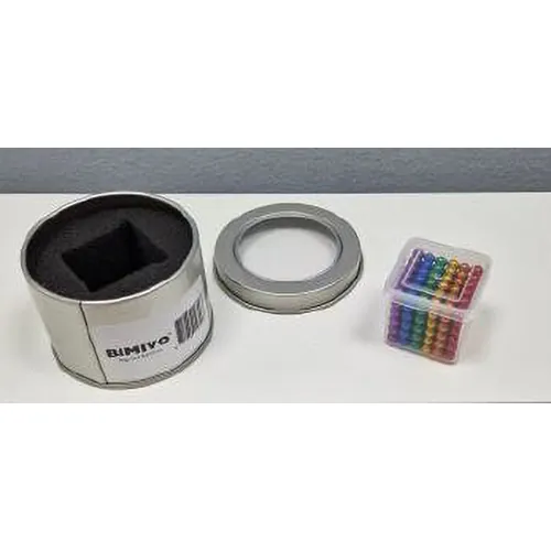 juguete magnético Bimivo Magnetic balls 5mm rainbow color (foto 2)