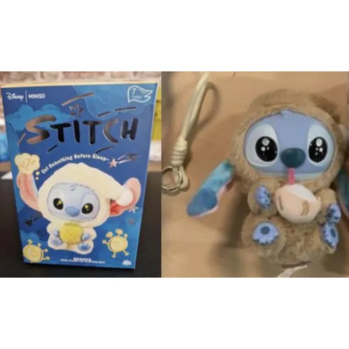 juguete suave con llavero Disney Miniso Stitch Doll