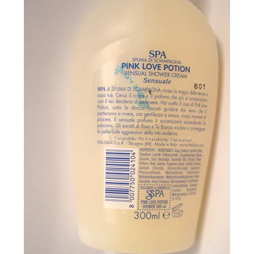 crema de ducha SPUMA DI SCIAMPAGNA SSpa - pink love potion (foto 2)