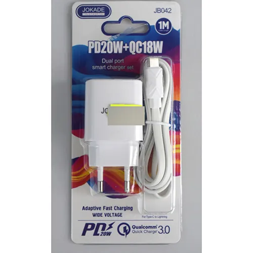 cargador USB JOKADE PD QUICK CHARGER 20W (foto 2)
