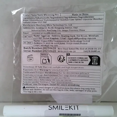 pluma blanqueadora de dientes Smilekit Teeth Whitening pen (foto 2)