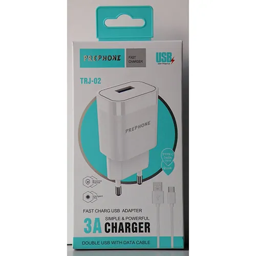 cargador USB PREPHONE FAST CHARGER