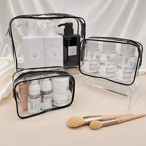 juego de bolsas de plástico Beauty tools, 3 waterproof plastic bags