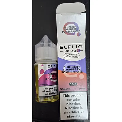 cartucho de cigarrillo electrónico Elfliq NIC Salt, Powerws BY Elfbar