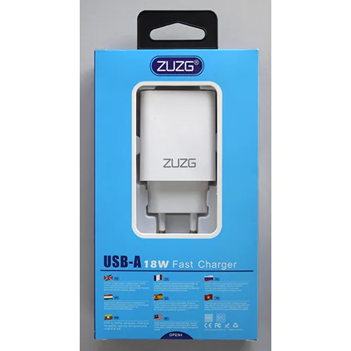 cargador USB ZUZG USB-A 18W Fast Charger