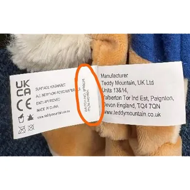 juguete suave Teddy Mountain Peter Rabbit Plush Toy