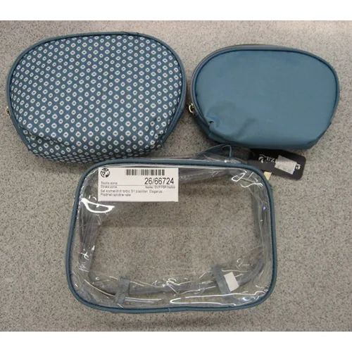 conjunto de bolsa cosmética ELEGANZA TOILETRRY BAG SET OF 3PCS (foto 2)