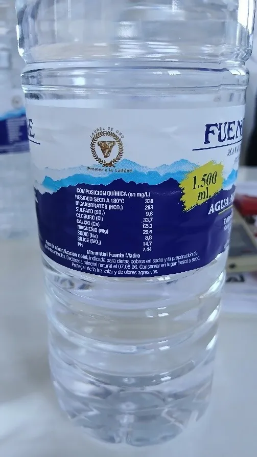 agua mineral natural Fuente Madre (foto 2)