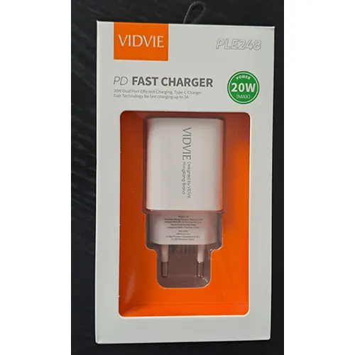 cargador USB VIDVIE PD FAST CHARGER