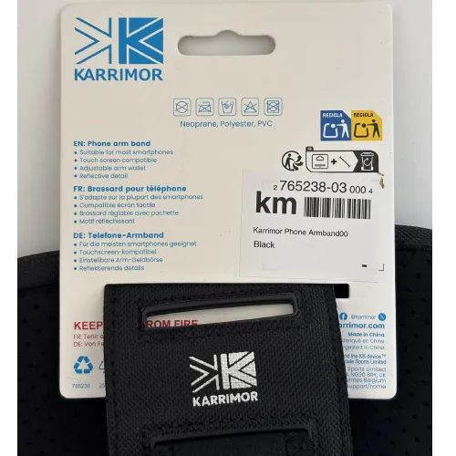 brazalete de teléfono móvil Karrimor Phone Armband00 Black (foto 2)