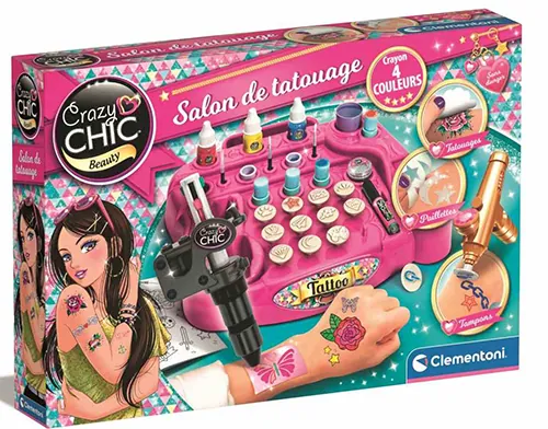 juguete Clementoni Crazy Chic Beauty Salon de Tatouage