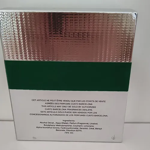 eau de toilette Custo Barcelona MAN, NATURAL SPRAY VAPORISATEUR (foto 3)
