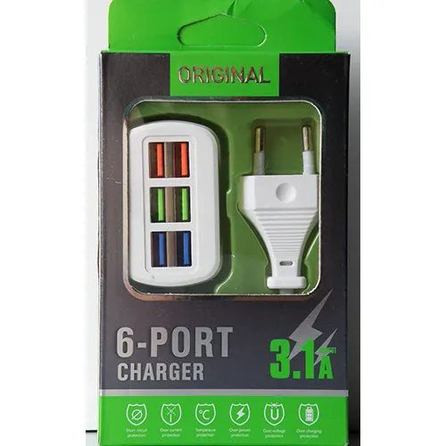 cargador USB ORIGINAL 6-PORT CHARGER