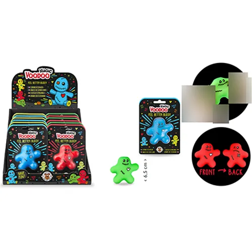 juguete de estatuilla relleno de arena Trendhaus Feel Better Buddy Voodoo Magic