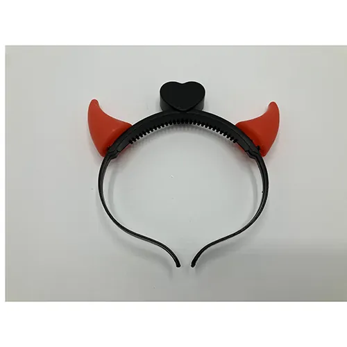 banda para la cabeza Horned tiara with light