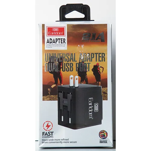 adaptador de viaje Earldom Universal travel adapter (foto 2)