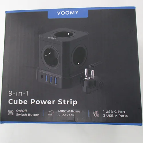 plomo de extensión VOOMY Power Cube S6