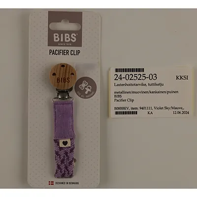 tenedor del chupete Bibs