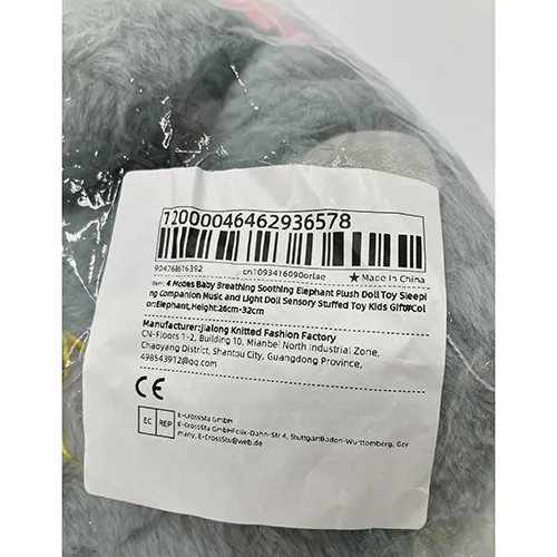 juguete blando Elephant Plush Doll (foto 3)