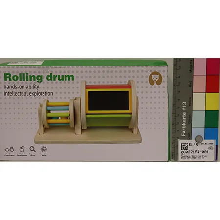 juego de juguetes de madera Rolling Drum