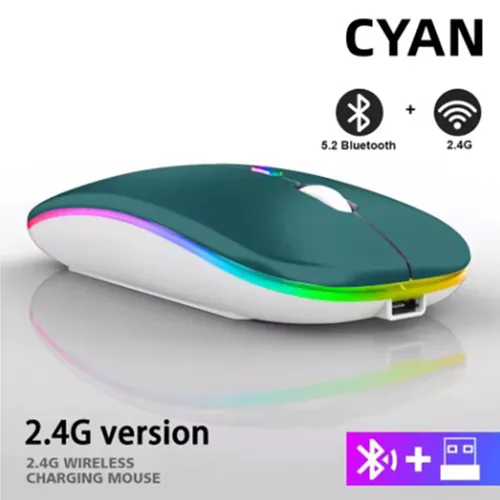 ratón inalámbrico Rechargeable Bluetooth Wireless Mouse