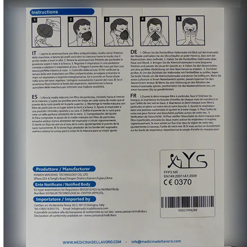 máscara de filtro de partículas Medicina del Lavoro Atemschutzmaske, Filtering Half Mask (foto 2)