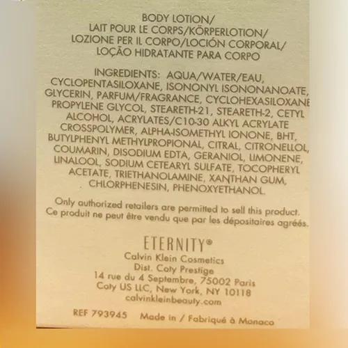 loción corporal Calvin Klein Eternity Now (foto 3)