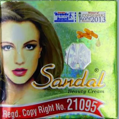 crema para aclarar la piel Sandal Whitening Beauty Cream