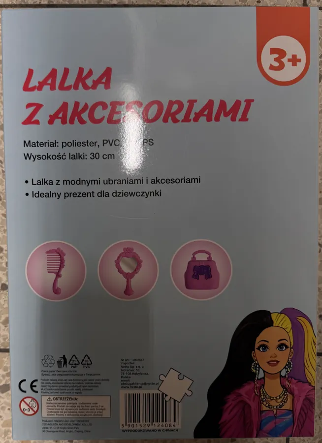 muñeca plasica Lalka z akcesoriami (foto 2)