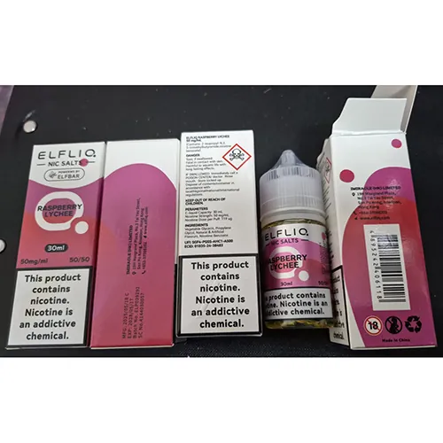 cartucho de cigarrillo electrónico Elfliq NIC Salts