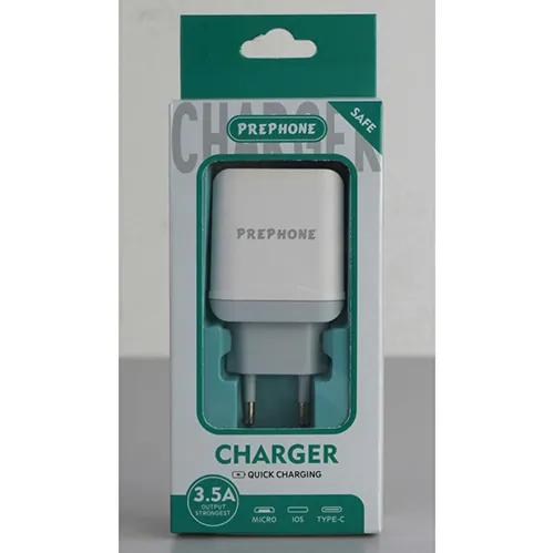 cargador USB PREPHONE CHARGER