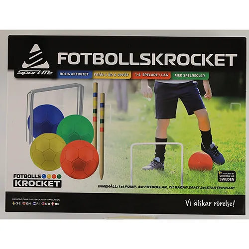 juego de juguetes de croquet de fútbol Sport Me Fotbollskrocket