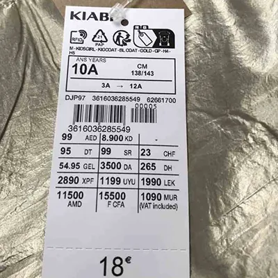 chaqueta Kiabi Coupe vent à capuche métallisé (foto 3)