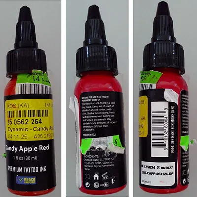 tinta de tatuaje Miami Paint S.L. Dynamic - Candy Apple Red (foto 3)