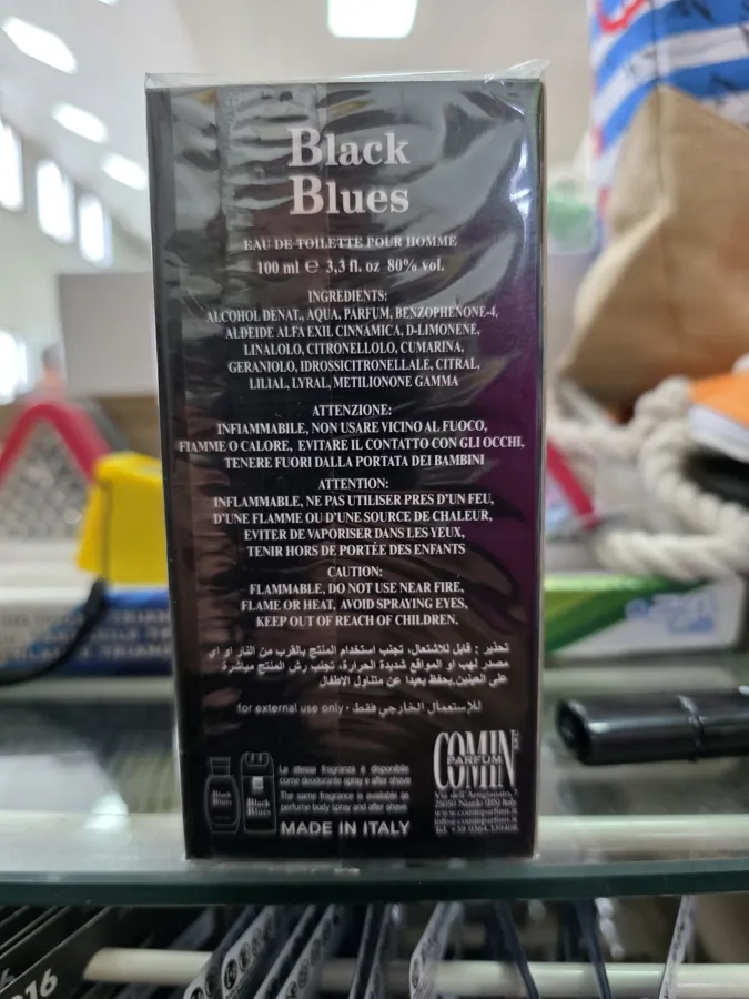 eau de toilette Comin parfum Black blues (foto 2)