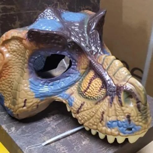 máscara para niños Zhong Jie Ming Toys Dinosaur Helmet