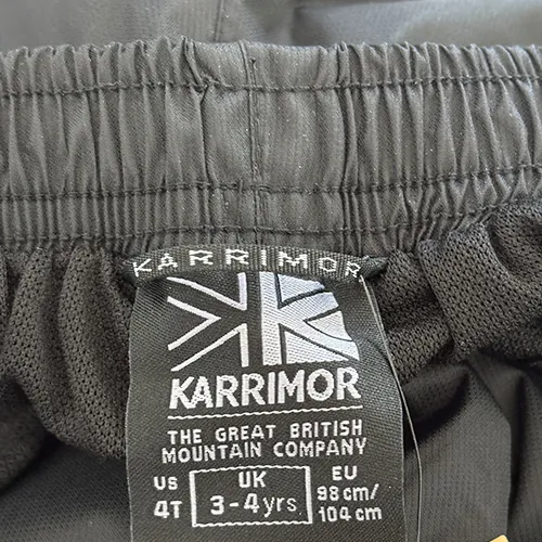 pantalones de lluvia para niños Karrimor Sierra Pant Black (foto 3)