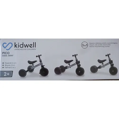 triciclo de juguete Kidwell Pico Cool Gray