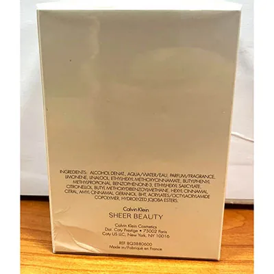 agua de toilette Calvin Klein Sheer Beauty (foto 2)