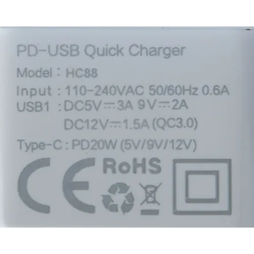 cargador USB EZRA Higt-speed Charging (foto 2)