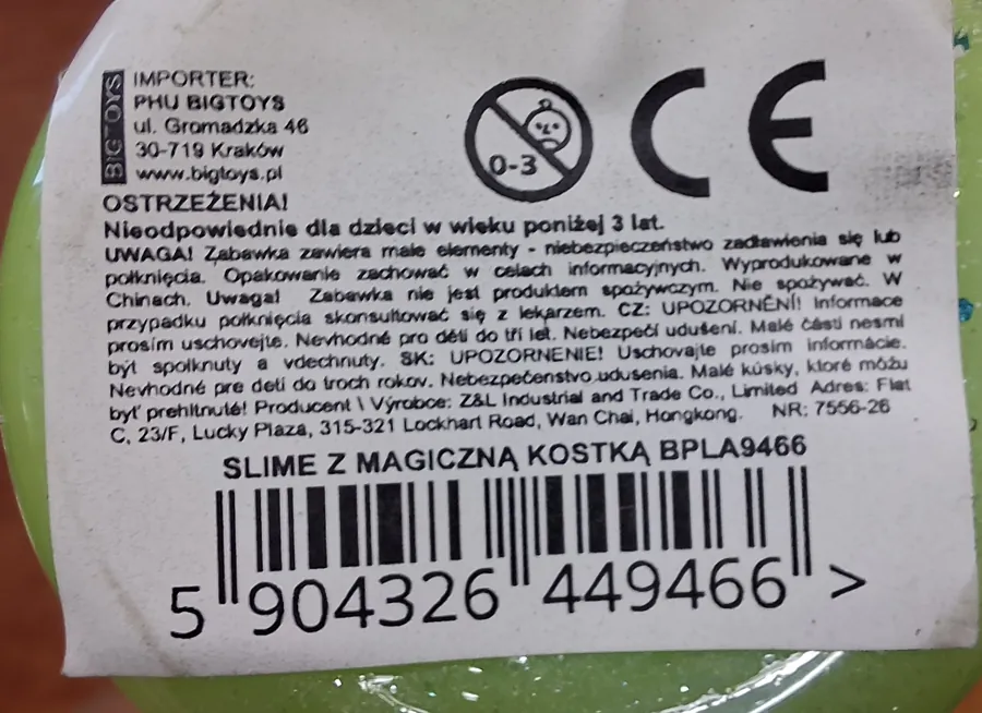 baba de juguete BIGTOYS Slime z magiczna kostka (foto 2)