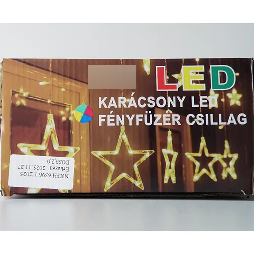 cadena de iluminación Karácsony LED fényfüzér csillag (foto 3)