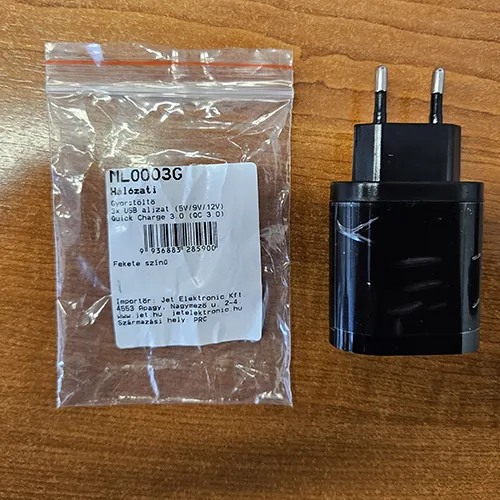 cargador USB Hálózati Gyorstöltő