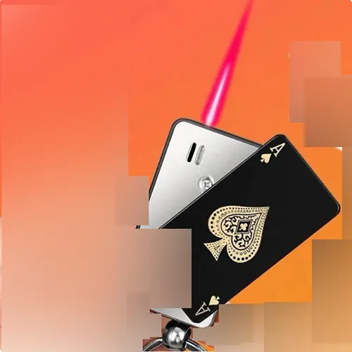 encendedor de la novedad poker card / Pokerkarte