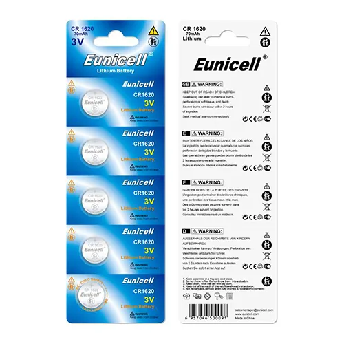 baterías de botón Eunicell Lithium Battery