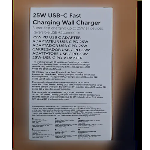 adaptador de viaje 25W PD Adapter, USB-C (foto 2)