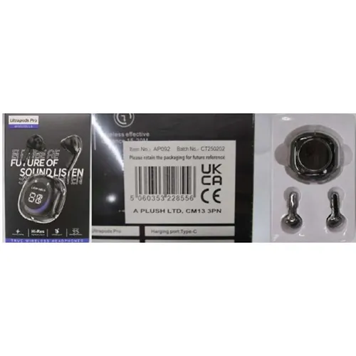 auriculares Jinhua Jiebo Electronics Co. Ltd Ultrapods Pro True Wireless Headset