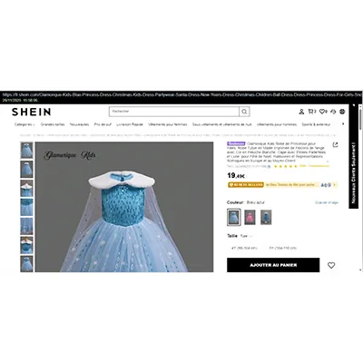 vestido de fantasía Shein (foto 3)
