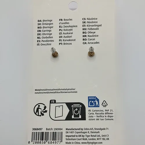 pendientes Flying Tiger Earrings Radiate Love (foto 2)